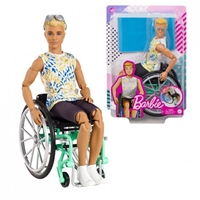MUÑECO KEN FASHIONISTA SILLA DE RUEDAS