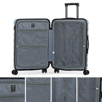 MALETA GRANDE 70 CM. JASLEN MOD. VIENA COLOR PLATA