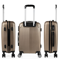 MALETA GRANDE ITACA MOD. SEVRON CHAMPAGNE