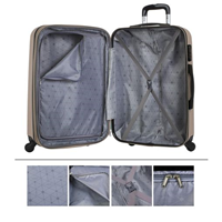 MALETA GRANDE ITACA MOD. SEVRON CHAMPAGNE