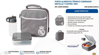 PORTA - ALIMENTOS TÉRMICO GRIS R. MADRID