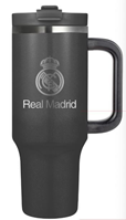 VASO TÉRMICO CON ASA 1.2 LITROS REAL MADRID