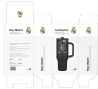 VASO TÉRMICO CON ASA 1.2 LITROS REAL MADRID