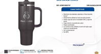 VASO TÉRMICO CON ASA 1.2 LITROS REAL MADRID