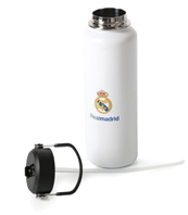 BOTELLA TÉRMICA 1.2 LITROS REAL MADRID EN BLANCO