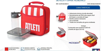 PORTA ALIMENTOS TÉRMICO BOTELLA + TUPPER ATLÉTICO DE MADRID