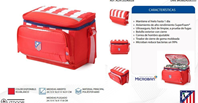 NEVERA PLEGABLE DE 6 LATAS ATLÉTICO DE MADRID