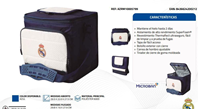 NEVERA PLEGABLE PARA 24 LATAS REAL MADRID
