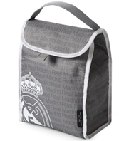 PORTA ALIMENTOS TÉRMICO PLEGABLE GRIS REAL MADRID