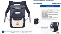 MOCHILA NEVERA PARA 30 LATAS REAL MADRID