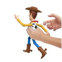 Figura Toy Story 5 Woody 18 cm. Corre y habla. 